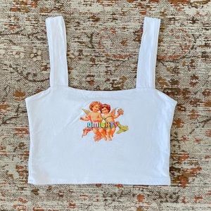 Omighty Angel Baby Crop Top